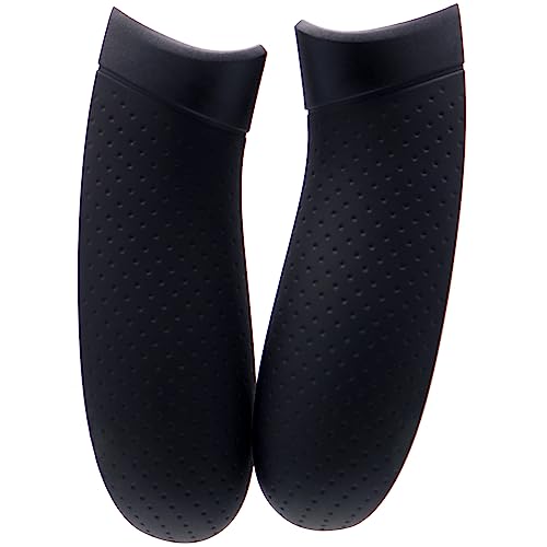 Image of Deal4GO Left & Right Side Rails Rear Handle Rubber Grips Replacement for Xbox Series S|X Controller Black (20th Anniversary Limited Edition)