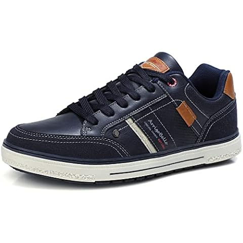 ARRIGO BELLO Mens Shoes Casual Trainers Walking Jogging Comfortable Fashion Outdoor Travel Lightweight Business Size 41-46(D Blue T, Size_8) Cover