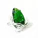 H&D Small Crystal Frog Figurine Collection Paperweight Table Centerpiece Ornament(Green)