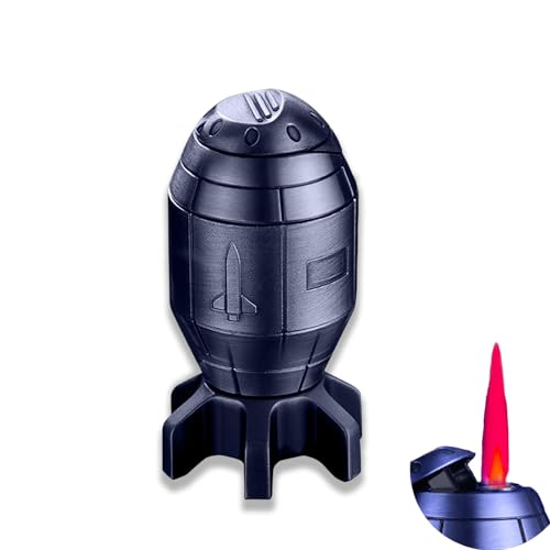 Encendedor de Llama Turbo Azul Recargable miniatura 1