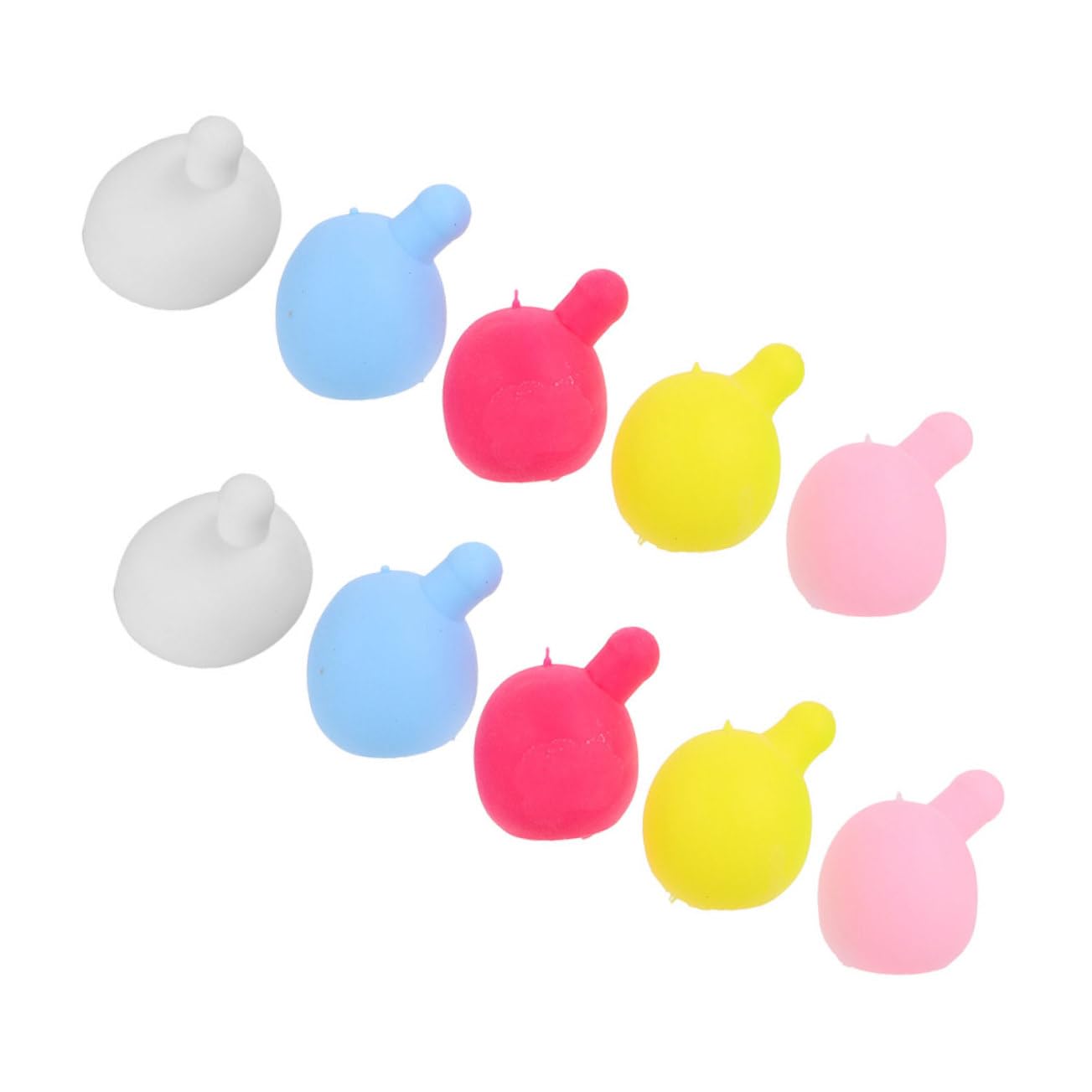 LIOOBO 10Pcs Replacement Bubble Inserts for DIY Doll Making High Durability Core Balls and Fun Accessories for Bubble Blowing