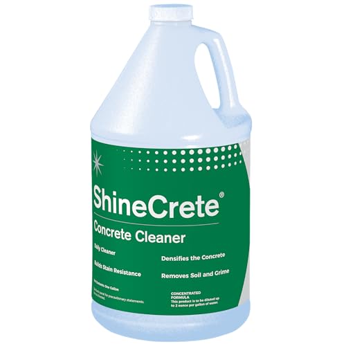 Jani-Source ShineCrete Concrete Cleaner - Daily Polished Concrete Floor Maintenance & Protector, Concentrated Gallon