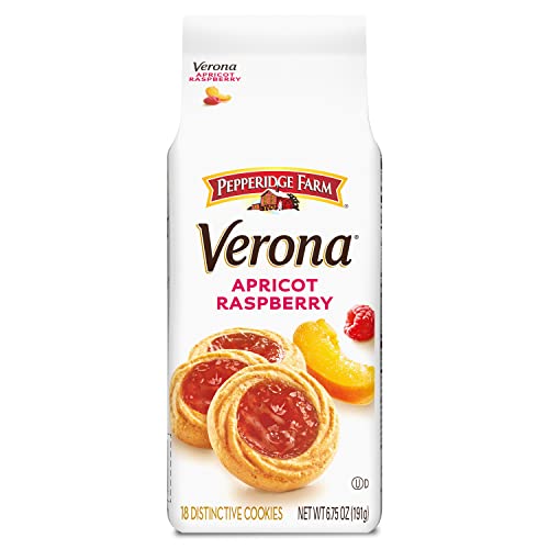 Pepperidge Farm Verona Apricot Raspberry Thumbprint Cookies, 6.75 Oz. Bag #TOP15