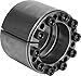 Climax Metal Products C405M-40x75 - Keyless Locking Rigid Coupling - 40 mm Bore, 75 mm OD, 2.4410 in Length, Steel