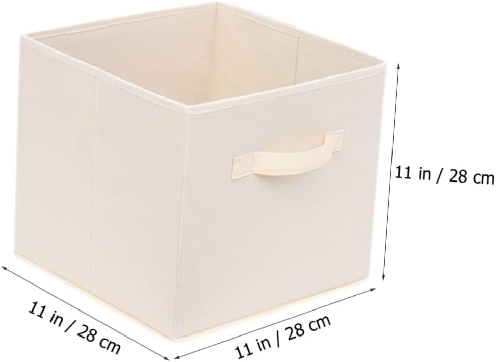 3Pcs Non Woven Storage Bins Versatile Multipurpose Case for Organizing Clothes and Sundries and Storage for Home Office and Bathroom