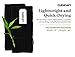Cuisinart Bamboo Kitchen Towels, 2pk Jet Black - Soft, Absorbent, Durable Kitchen Hand Towels Set - Quick Drying Bamboo Cotton Blend Perfect for Drying Dishes or Hands, 16 x 26 Inches