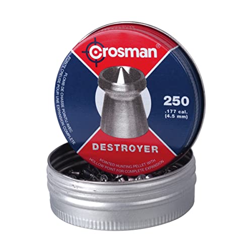 Crosman Destroyer - Pellets de caza (calibre 177, 4,5 mm, 250 unidades)