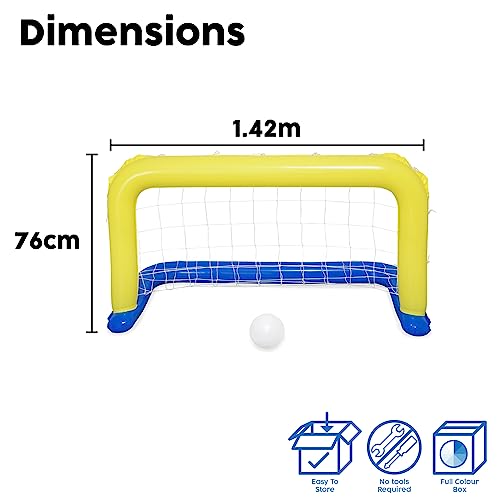 Bestway 1052123Xxx21 56" X 30"/1.42M X 76Cm Water Polo Swimming Pool Game Set