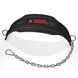 Rubberbanditz Adjustable Weighted Dip Belt with Chain for Pull Ups, Dips | Workout Weight Belt 30 inch Chain for Men & Women