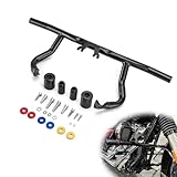 Wsays Barra delantera plana para motor compatible con Harley Touring Street Glide Electra Glide Road Glide Road Glide Road King Ultra Limited 2014 y posteriores