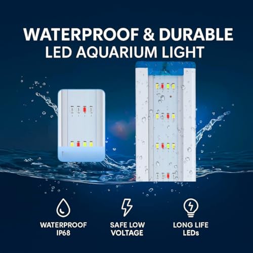 Image of VAYINATO Nemo 300 WRGB Aquarium LED Light - Suitable for 20-30 cm Tanks | Energy Efficient, High Color Rendering, Ultra-Thin Design