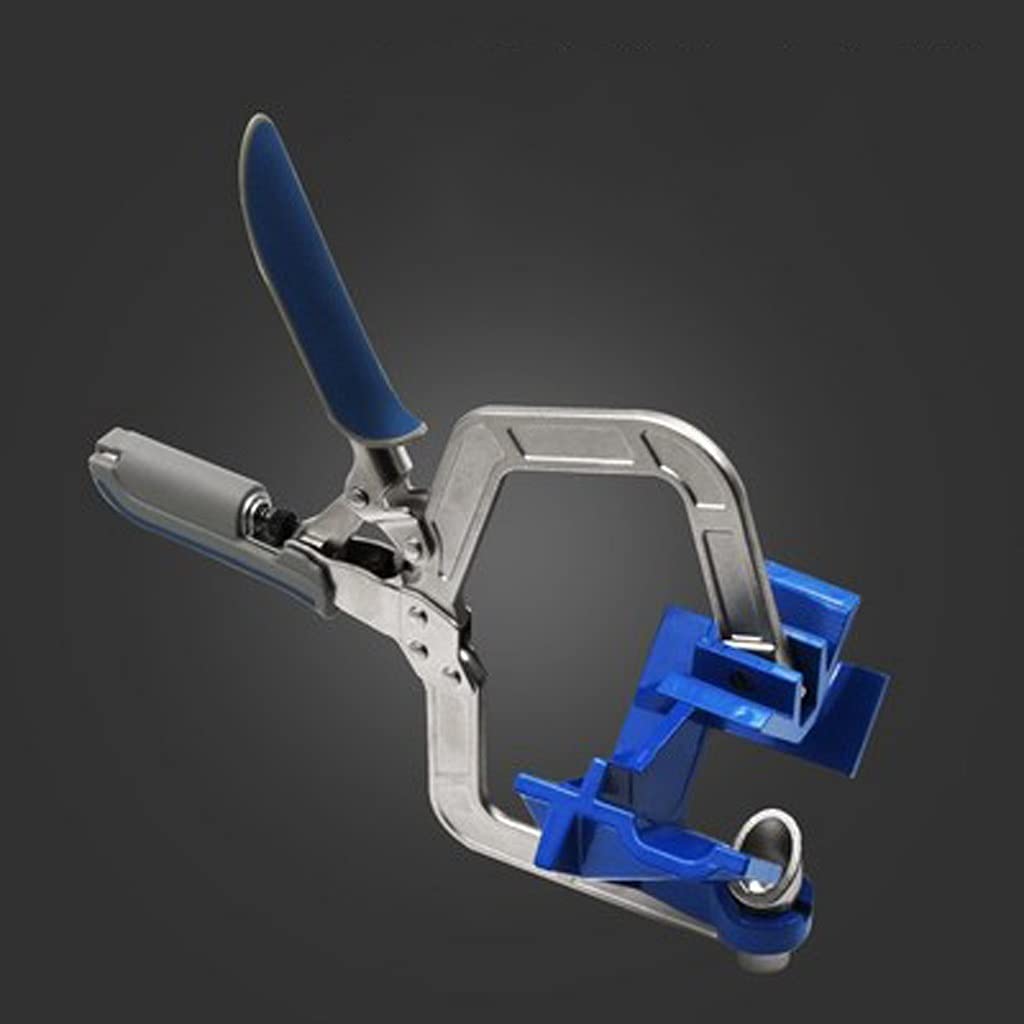 2pcs Auto-Regolabile 90 Gradi ad Angolo retto Woodworking a Morsetto a Morsetto a Morsetto rapido Pinza Cornice Clip Angolo Clip a Mano Strumento t-Morsetto