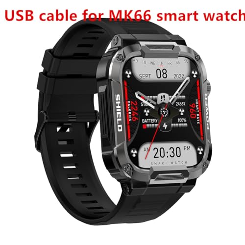 yiqungo USB Cable for Efolen MK66 SmartWatch, Magnetic Replacement Charger Compatible for Efolen MK66 Smart Watches by yiqungo - Used condition - Image 3