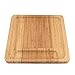 Käsebrett, 33 * 33 * 3,5 cm Bambus-Käsebrett mit integriertem Spezialbesteck-Schneidwerkzeugfach