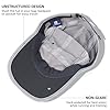 GADIEMKENSD UPF50+ Quick Dry Sports Hat Lightweight Breathable Soft Outdoor Running Cap (Folding Series, Light Grey) #3