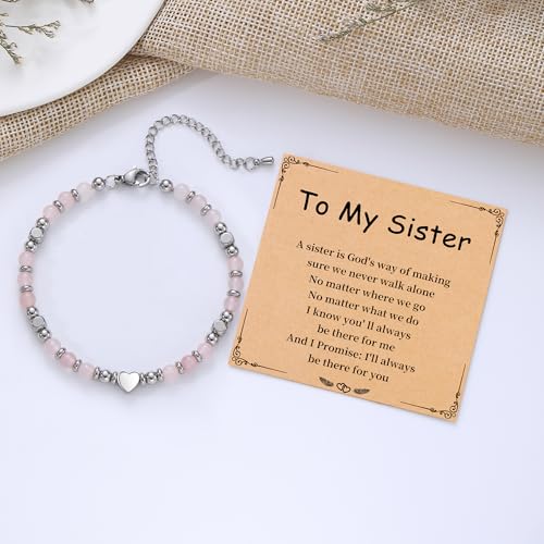 Image of Best Friend Bracelet Gifts for Women Sister Bestie, Christmas Gift for Teens Mom Daughter Granddaughter Birthday Gift for Her Stocking Stuffers