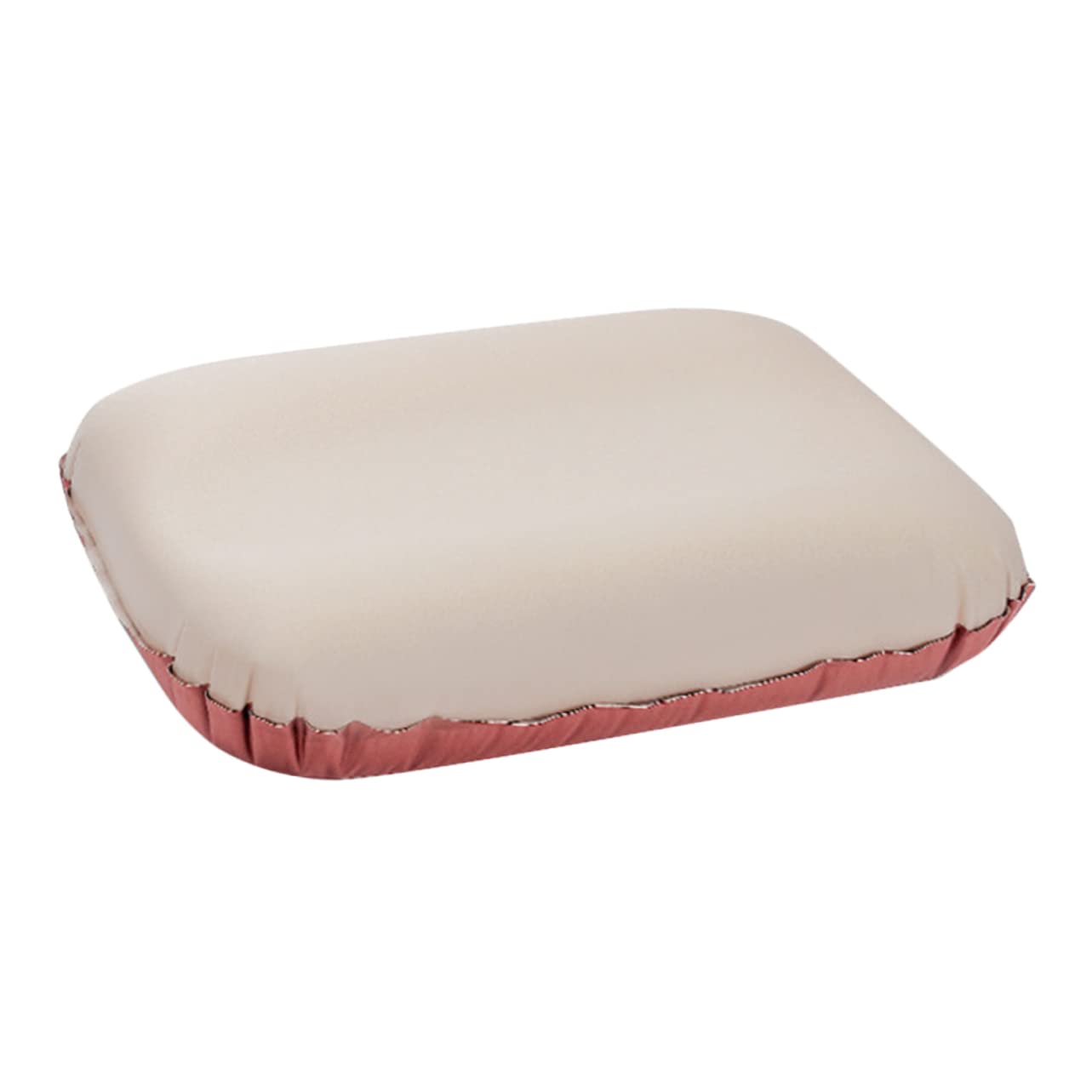 Oreiller Gonflable de Voyage Camping, Mousse et Polyester Pongé, Hauteur Réglable, Dégonflage Facile pour Vacances et Extérieur