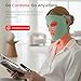 SANATECH LED Light Therapy Mask for Face, 4 Modes LED Face Mask Light Therapy with 850nm Near-Infrared, 400 LEDs, Rechargeable, Portable Anti-Aging Device (Sage Green)