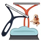 1.【Eliminación de pelo de alta eficiencia】el removedor de pelo de alfombra tiene un tamaño más amplio y una mayor gama de raspaduras. Diseño de doble cara, múltiples funciones, la regla de afeitado es adecuada para la eliminación de pelo de ropa, y la regla de afeitado gruesa es adecuada para pelo de mascotas, alfombras, ropa de cama y otras pelusas domésticas, especialmente para la eliminación de pelusas de mascotas, será el mejor ayudante de tu habitación limpia.