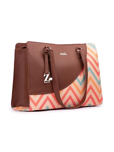 ZOUK Bolsa esencial de oficina para mujer, yute, piel vegana, hecha a mano, con correa de hombro de doble asa, WavBeach, L ZOUK Bolsa esencial de oficina para mujer, yute, piel vegana, hecha a mano, con correa de hombro de doble asa, WavBeach, L