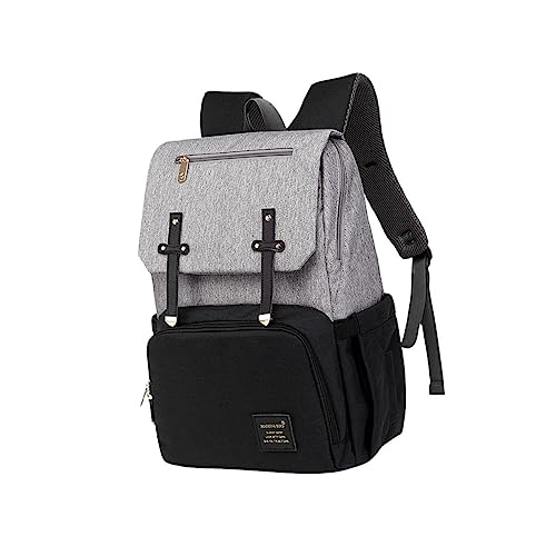 Valise de maternité multifonction ORFOFE grand sac à dos noir