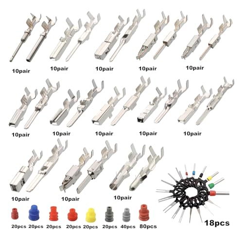 Bornes de connexion voiture 1 à 3,5 mm : lot de 500 connecteurs de câble