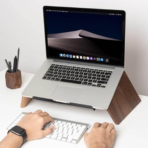 Soporte ergonómico de madera para portátil LifeSpan Fitness miniatura 2