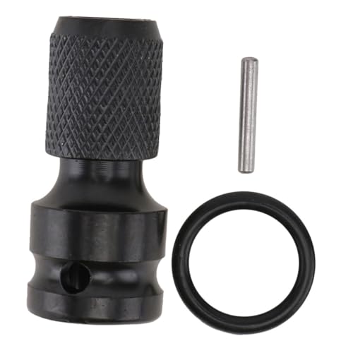 SOLUSTRE 1Set Electric Wrench Conversion Head to Hexagon Socket Adapter for Impact Drill and Screwdriver Metal Chuck Converter for Industrial Tools Compact Lightweight Design with Safety Features