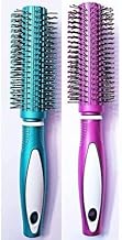 Rolling blue and Pink color nice Comb Hair roller Brush For Men And Women | Hair Kangi - pack of 2