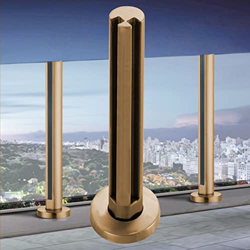 Support de poteau en acier inoxydable pour balustrade de balcon