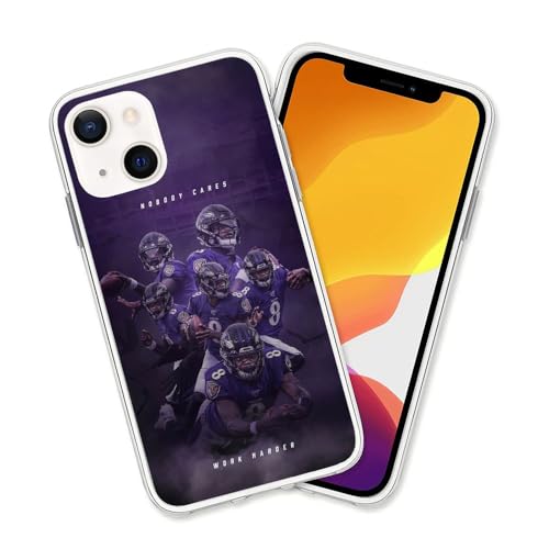 Coque iPhone 15 transparente TPU souple antichoc motif Baltimore-Jackson-1 protection transparente