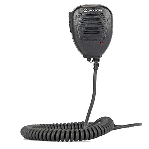 WOUXUN SMO-002 Hand MIC with Indicate Light for Portable Two Way Radio Shoulder Speaker Microphone Handheld Speaker Mic