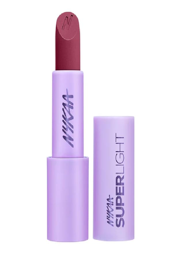 Nykaa Cosmetics Superlight Feathertouch Lipstick -Feathery (4.2g)