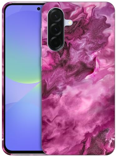 Coque Samsung Galaxy A36 5G marbre rose élégante pour le quotidien
