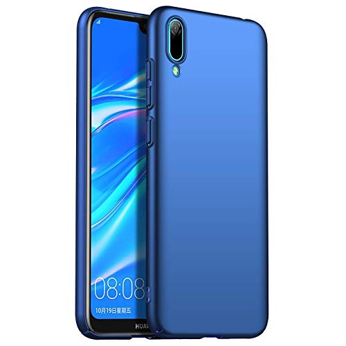 RFLY Funda Huawei Y6 2019, Funda Protectora Resistente A Prueba De Golpes, Mate, Delgada, Dura y Rígida para PC Huawei Y6 2019, Azul Oscuro