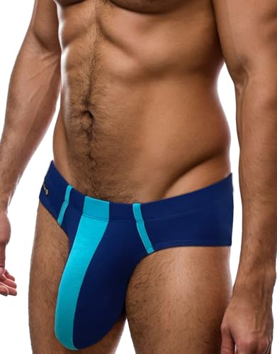 Wildmant Monster Cock Modal Brief Royal Blue and Baby Blue3