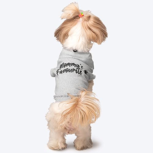 Image of HUFT Twinning - Mommy' s Favourite T-Shirt for Dogs - Grey with Black Print - 3XL