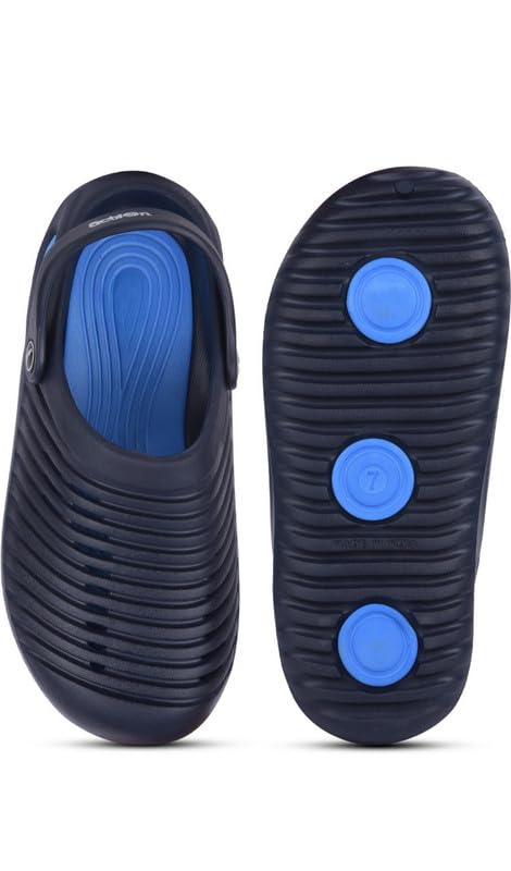 Image of Richmen Super Soft Stylish and Comfortable EVA Anti-Skid Men Sliders with Lightweight Cushioned Footwear Adjustable Back Strap Everyday Use Mules for Boys & Men's Clogs