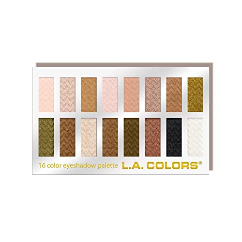 Image of L.A. Colors 16 Color Eyeshadow Palette, Sweet, 27g