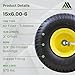 MARASTAR 21426 15x6.00-6 Tire and Wheel Assembly, Replacement Riding Lawn Mower Front Tire Compatible with 100 and 300 Series John Deere Riding Mowers