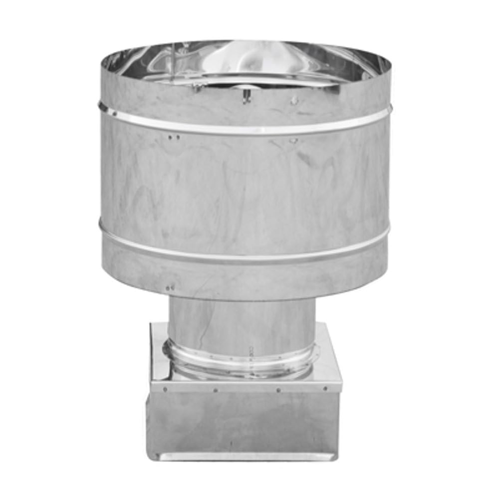 1 PZ FUMAIOLO 4 VENTI BASE QUADRA ACCIAIO INOX mm 420x420 NextradeItalia Mod.FERX.DIAREX-RWR-RXN