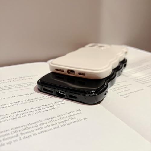 Coque iPhone 11 Pro Max vintage en silicone souple antichoc à bords ondulés