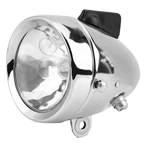 Anggrek Headlight Kit, 12V 6W Friction Generator Dynamo Headlight Tail Light Kit Replacement For Bicycle Motorized Bike #TOP6