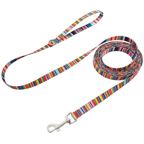 WYuZe Waterproof 12FT Dog Leash - Rainbow