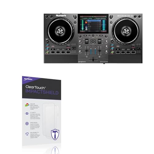 BoxWave Screen Protector Compatible with Numark Mixstream Pro GO - ClearTouch ImpactShield (2-Pack), Impenetrable Screen Protector Flexible Film