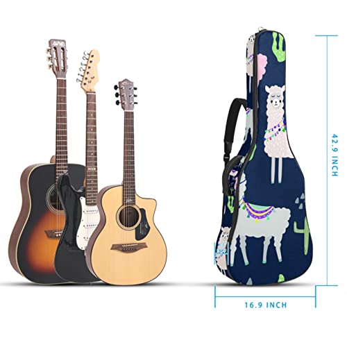 Hondank Housse imperméable pour guitare acoustique avec double bandoulière et poche Motif feuilles Vert, Multicolore 02… - Les Beatles, Paul McCartney, John Lennon, RIngo Starr, George Harrison Hondank Housse imperméable pour guitare acoustique avec double bandoulière et poche Motif feuilles Vert, Multicolore 02… – Image 6