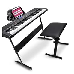 Clavier De Piano Électronique Numérique À 61 Touches, Tons Sélectionnables, LCD Numérique, Musical Portable - Les Beatles, Paul McCartney, John Lennon, RIngo Starr, George Harrison Clavier De Piano Électronique Numérique À 61 Touches, Tons Sélectionnables, LCD Numérique, Musical Portable – Image 2