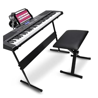 Clavier De Piano Électronique Numérique À 61 Touches, Tons Sélectionnables, LCD Numérique, Musical Portable - Les Beatles, Paul McCartney, John Lennon, RIngo Starr, George Harrison Clavier De Piano Électronique Numérique À 61 Touches, Tons Sélectionnables, LCD Numérique, Musical Portable – Image 2