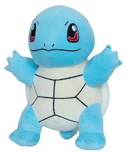 Image of Mirada Pokemon Squirtle Soft Plush Toy - 25cm | Official Licensed Blue Stuffed Animal Doll for Kids, Boys & Girls | Super Soft & Comfortable Cuddly Character | Ideal Gift for Birthday & Festivals