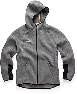 Scruffs Unisex Trade Air-layer Hoodie Charcoal jacket, Grey, S